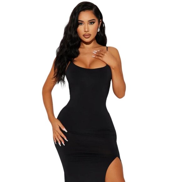 London Cami Midi Dress Black Women's - Picture 5 of 6